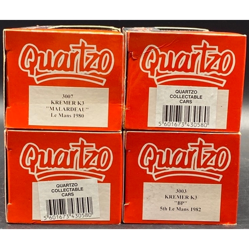 54 - 14 Quartzo 1:43 Scale Race Cars, as shown
(2900g)