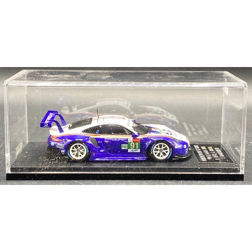 4 - 1:43 Scale Diecast, (Maker possibly Look Smart)
(200g)
Porsche 911 RSR 