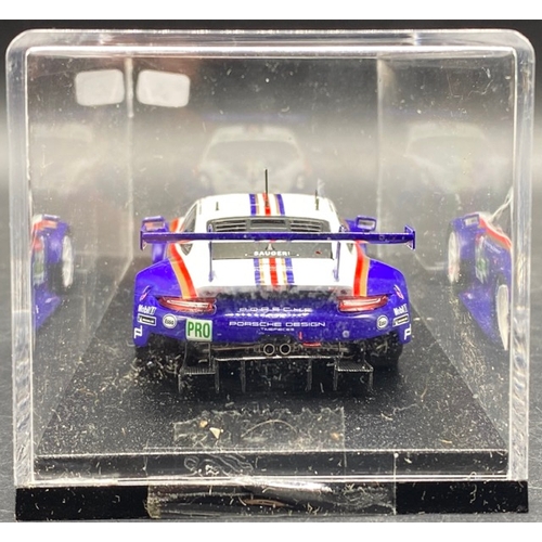 4 - 1:43 Scale Diecast, (Maker possibly Look Smart)
(200g)
Porsche 911 RSR 