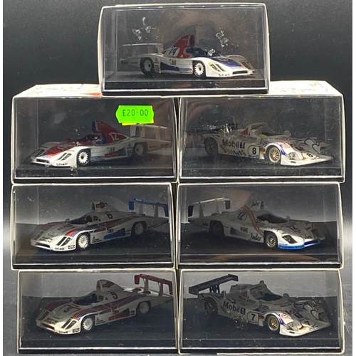 57 - 7 Trofeu 1:43 Scale, Porsche Models, as shown.
(950g)