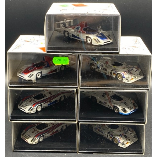 57 - 7 Trofeu 1:43 Scale, Porsche Models, as shown.
(950g)