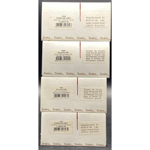 57 - 7 Trofeu 1:43 Scale, Porsche Models, as shown.
(950g)