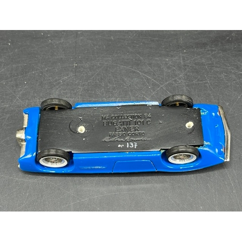 58 - La Mini Miniera MA Collection 84 Bugatti 101 C Exner Paso Corto in Blue
(100g)
Mounted on black pers... 