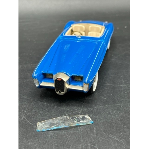 58 - La Mini Miniera MA Collection 84 Bugatti 101 C Exner Paso Corto in Blue
(100g)
Mounted on black pers... 