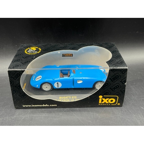 59 - 9 1:43 scale Bugatti models from IXO (4), Solido (4) and Eligor (1)
(1600g)
ixo LM1937 Bugatti type ... 