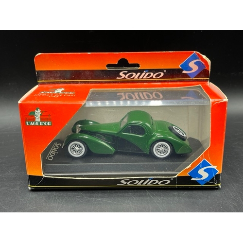 59 - 9 1:43 scale Bugatti models from IXO (4), Solido (4) and Eligor (1)
(1600g)
ixo LM1937 Bugatti type ... 