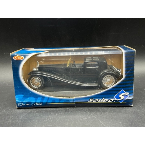 59 - 9 1:43 scale Bugatti models from IXO (4), Solido (4) and Eligor (1)
(1600g)
ixo LM1937 Bugatti type ... 