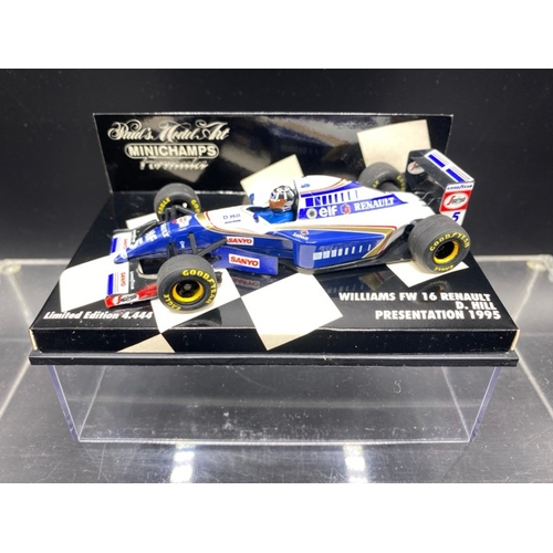 9 - 6 Paul’s Model Art MINICHAMPS (4) and McLaren Collection (2) racing cars (1:43 scale) (700g)
Include... 