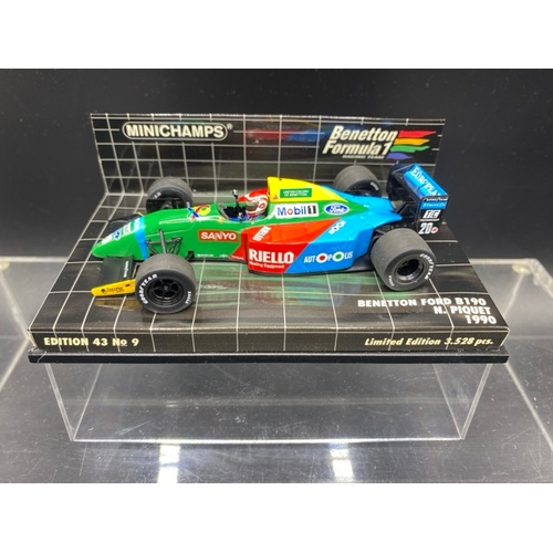 9 - 6 Paul’s Model Art MINICHAMPS (4) and McLaren Collection (2) racing cars (1:43 scale) (700g)
Include... 