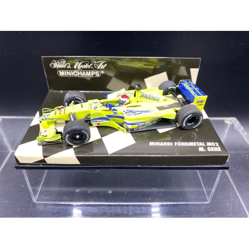 11 - 6 Paul’s Model Art MINICHAMPS (5) and McLaren Collection (1) racing cars (1:43 scale) (700g)
Include... 