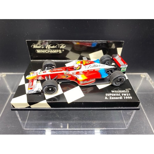 11 - 6 Paul’s Model Art MINICHAMPS (5) and McLaren Collection (1) racing cars (1:43 scale) (700g)
Include... 