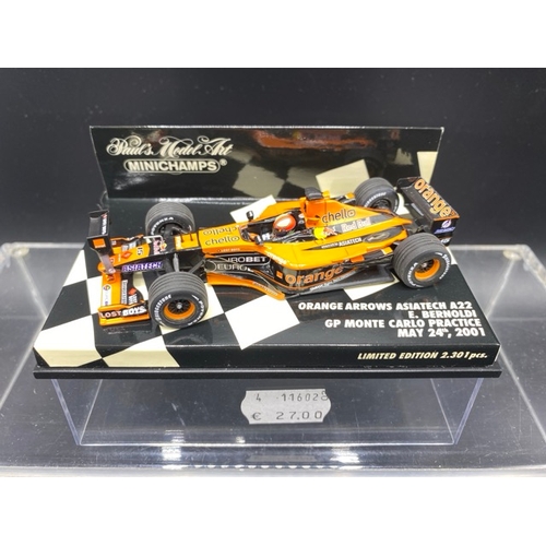 12 - 6 Paul’s Model Art MINICHAMPS racing cars (1:43 scale) (700g)
Includes:
Brabham Judd BT60 - D. Hill ... 