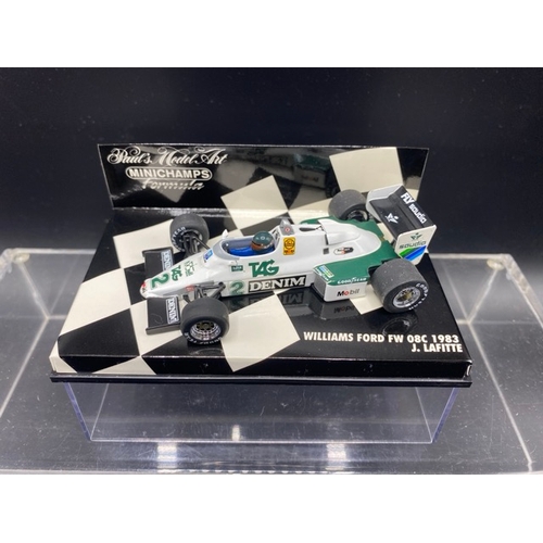 13 - 6 Paul’s Model Art MINICHAMPS (3) and McLaren Collection (3) racing cars (1:43 scale) (700g)
Include... 
