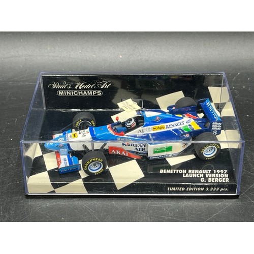16 - 6 Paul’s Model Art MINICHAMPS racing cars (1:43 scale) (700g)
Includes:
WilliamsF1 FW07 - A. Jones 1... 