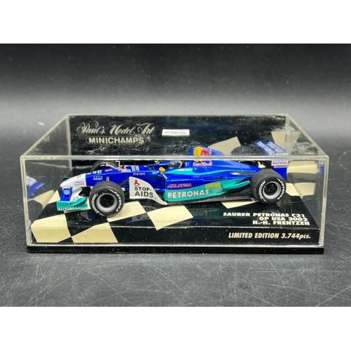 16 - 6 Paul’s Model Art MINICHAMPS racing cars (1:43 scale) (700g)
Includes:
WilliamsF1 FW07 - A. Jones 1... 