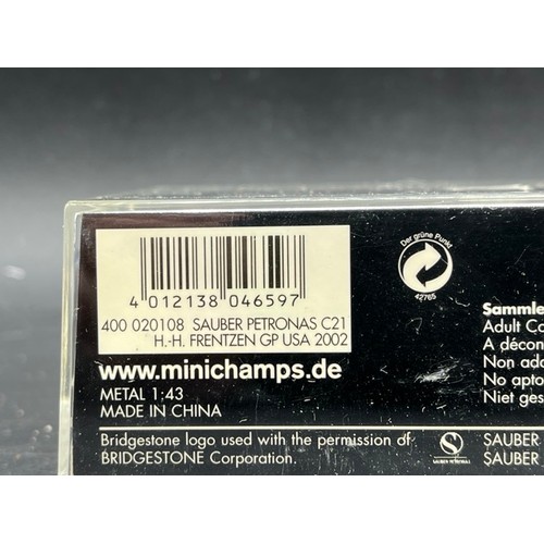 16 - 6 Paul’s Model Art MINICHAMPS racing cars (1:43 scale) (700g)
Includes:
WilliamsF1 FW07 - A. Jones 1... 