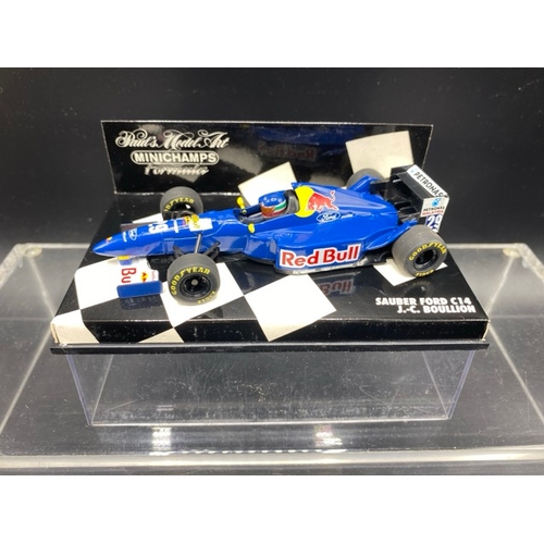 18 - 6 Paul’s Model Art mixed lot of racing cars (1:43 scale) (700g)
Includes:
March Ford 2-4-0 Six-Wheel... 