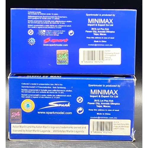38 - 4 Spark (Minimax) model racing cars  1/43 scale
(500g) 
Includes:-
- Kremer K8 GULF no5 LM1994
- Cor... 