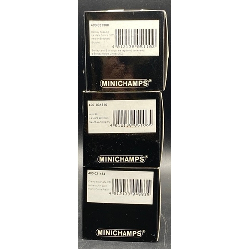21 - 6 Paul’s Model Art Minichamps model racing cars 1/43 
(1350g)
Includes:-
-Chevrolet Corvette C5R 200... 