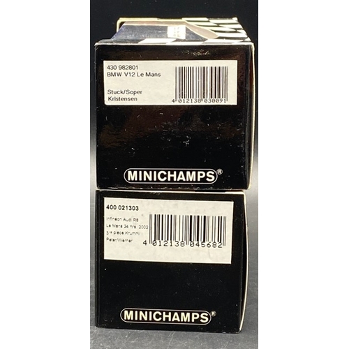 22 - 6 Paul’s Model Art Minichamps model racing cars 1/43 scale(1350g)
Includes:-
-Porsche 911 GT 1997
-P... 