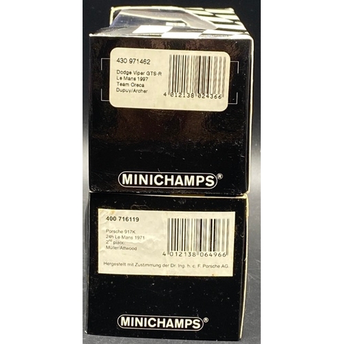 23 - 6 Paul’s Model Art Minichamps model racing cars 1/43 scale(1300g)
Includes:-
-Dodge Viper 1997
-Pors... 