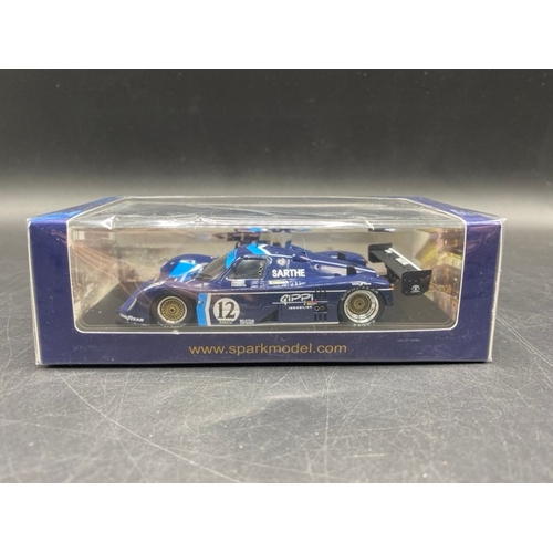 Spark S3533 Cougar C24 S N°12 – 24h Le Mans 1990 – Thuner/Ianetta – 1/43 Résine