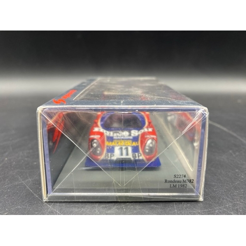SPARK-MODEL S8463 Scala 1/43 | RONDEAU M382 3.3L V8 TEAM BUSSI RACING N 39 24h LE MANS 1985 Bruno Sotty Jean Claude Justice Patrick Oudet