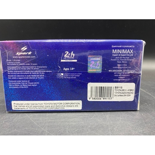 133 - Spark (Minimax) 1:43 scale Le Mans  S9115 TOYOTA GR010 - HYBRID TOYOTA GAZOO RACING 2nd Le Mans 24H ... 