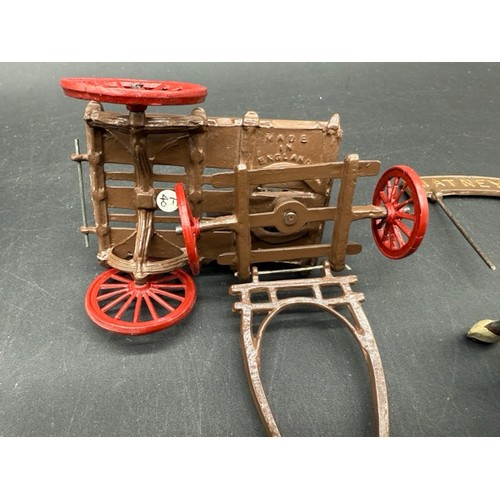 Taylor & Barrett Brewers Dray, Coster Cart & Rare Driver for Water Cart ...
