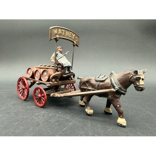 Taylor & Barrett Brewers Dray, Coster Cart & Rare Driver for Water Cart ...