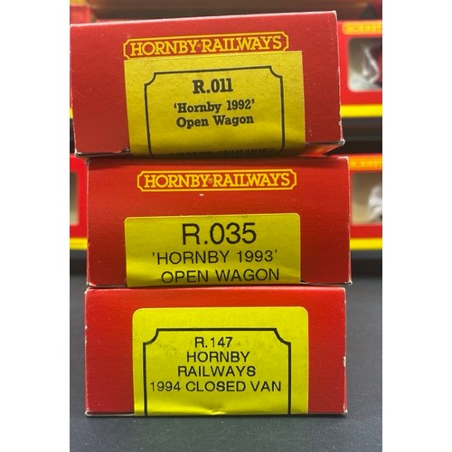 202 - 46 Hornby Commemorative OO gauge Rolling Stock each Boxed with few appearing to have been removed fr... 