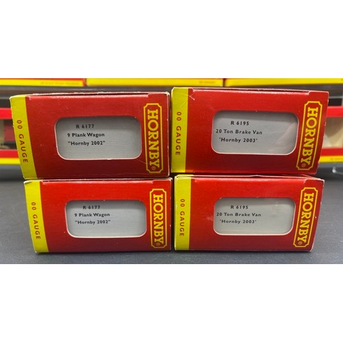 202 - 46 Hornby Commemorative OO gauge Rolling Stock each Boxed with few appearing to have been removed fr... 