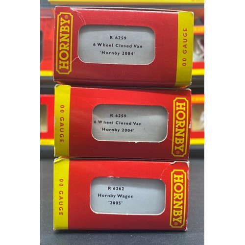 202 - 46 Hornby Commemorative OO gauge Rolling Stock each Boxed with few appearing to have been removed fr... 