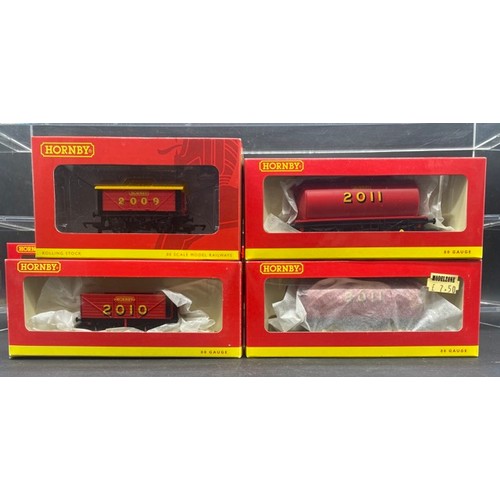 202 - 46 Hornby Commemorative OO gauge Rolling Stock each Boxed with few appearing to have been removed fr... 
