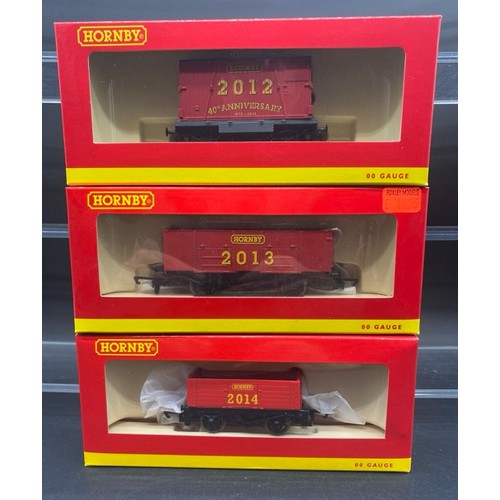 202 - 46 Hornby Commemorative OO gauge Rolling Stock each Boxed with few appearing to have been removed fr... 