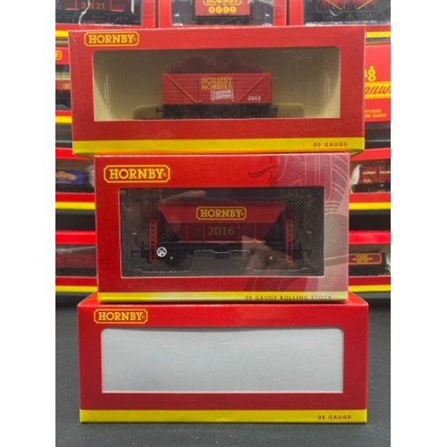 202 - 46 Hornby Commemorative OO gauge Rolling Stock each Boxed with few appearing to have been removed fr... 