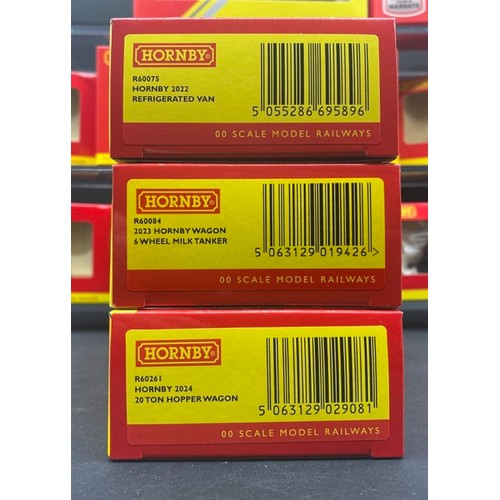 202 - 46 Hornby Commemorative OO gauge Rolling Stock each Boxed with few appearing to have been removed fr... 