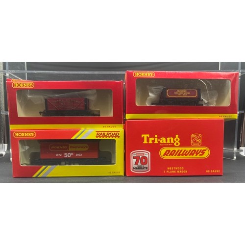 202 - 46 Hornby Commemorative OO gauge Rolling Stock each Boxed with few appearing to have been removed fr... 