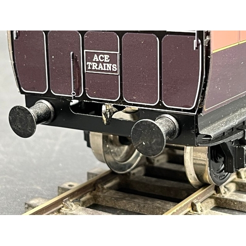 Ace Trains Vintage Style O gauge Six Wheeled Coach LSWR Full Brake ...