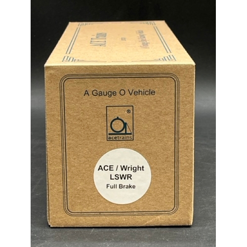 Ace Trains Vintage Style O gauge Six Wheeled Coach LSWR Full Brake ...