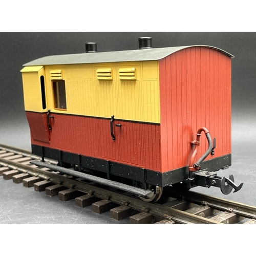 G scale Kit Built 4 Wheeled Luggage van Brown/Cream livery Expertly ...