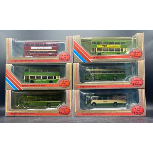 Six 1:76 EFE Buses Boxed undisturbed models 36' BET 6 Bay Twin Lamps ...