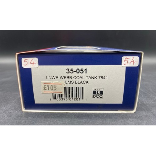 278 - Bachmann Branchline 35-051 LNWR 0-6-2T Webb Coal tank 7841 in LMS black - Tested Runner
(Loco: G, Bo... 