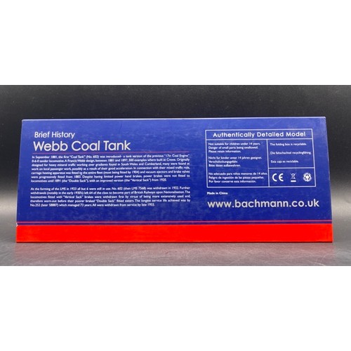 278 - Bachmann Branchline 35-051 LNWR 0-6-2T Webb Coal tank 7841 in LMS black - Tested Runner
(Loco: G, Bo... 