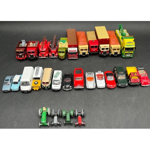 25+ 1:76 scale model vehicles (Models: G, Box: n/a, 1400g)
