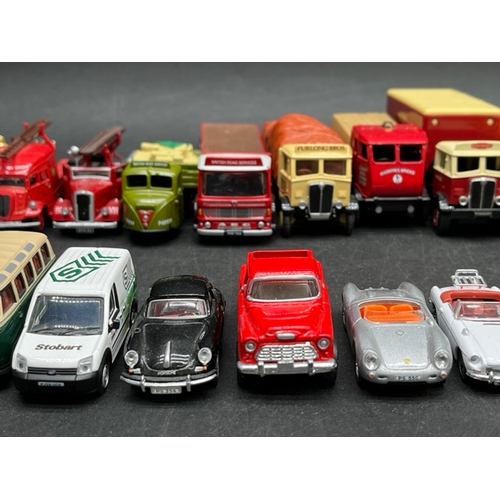 25+ 1:76 scale model vehicles (Models: G, Box: n/a, 1400g)