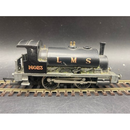 Hornby R300 Class 0F 0-4-0ST 16023 in LMS Black - Tested Runner (Loco ...