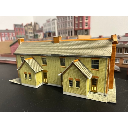 22 Metcalf Built Card Buildings, Bachmann Signal Box and few plastic ...