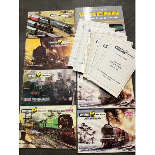 192 - 6 Wrenn Railways Catalogues, Price Lists and The Story of Wrenn book
(Good, 1500g)