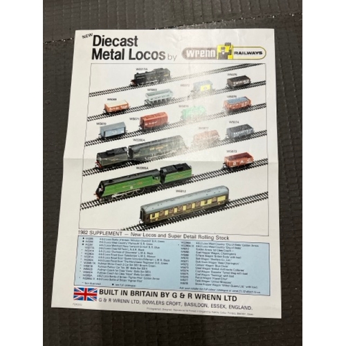 192 - 6 Wrenn Railways Catalogues, Price Lists and The Story of Wrenn book
(Good, 1500g)